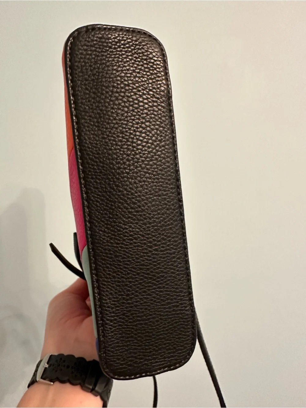 Liz Claiborne Rainbow Stripe Crossbody Bag - Picture 5 of 6